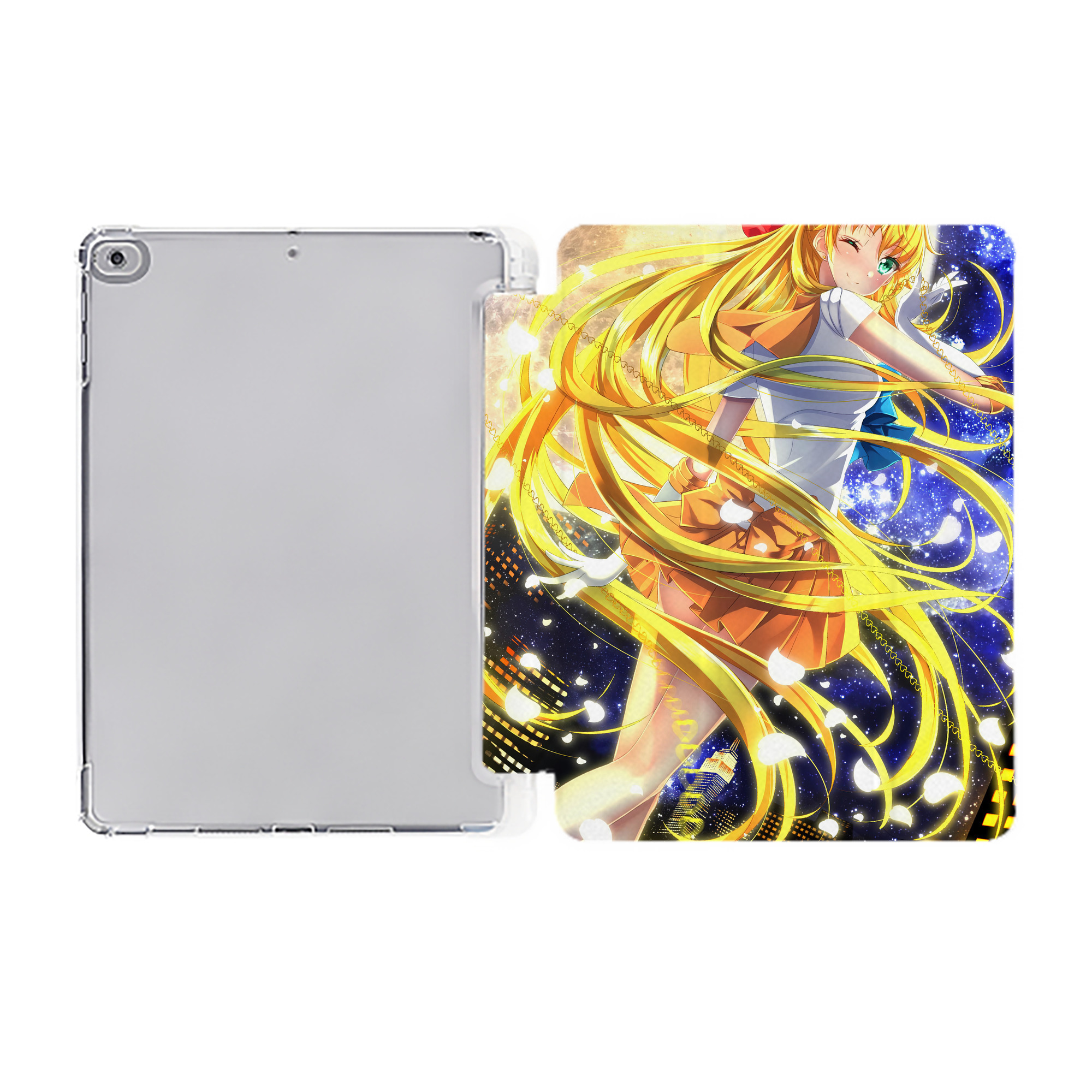 （画像用） 美少女戦士セーラームーン Sailor Moon IPad ケース ペン収納付き 三つ折りスタンド PUレザー×シリコン 対応機種9.5/10.5/10.9インチ